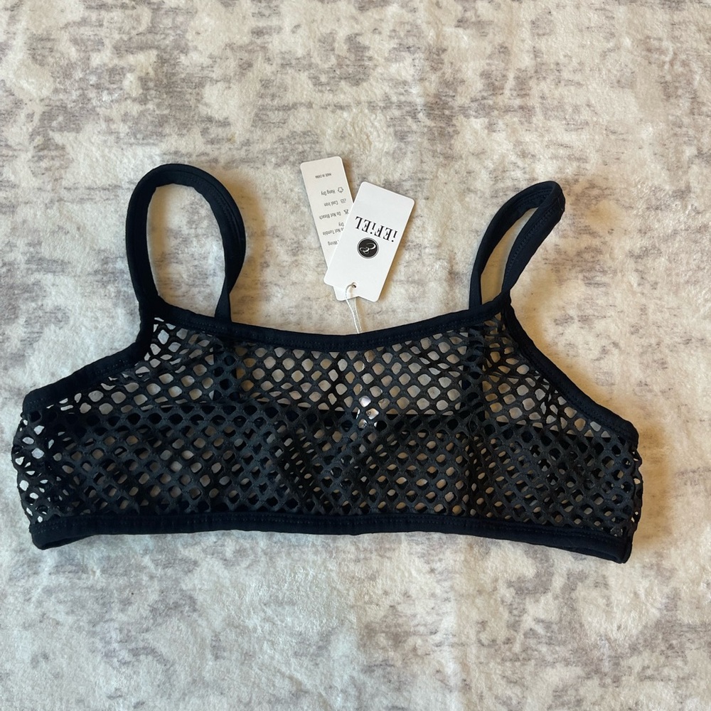 NWT Rebels Sexy Black Net Bralette